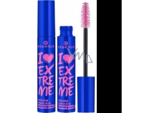 Essence I Love Extreme Volume wasserdichte Wimperntusche Schwarz 12 ml