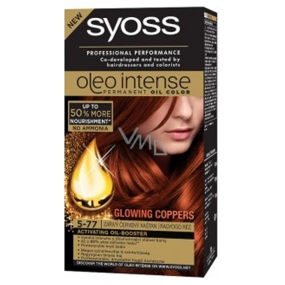 Syoss Oleo Intense Color ammoniakfreie Haarfarbe 5-77 Lebendige rote Kastanie