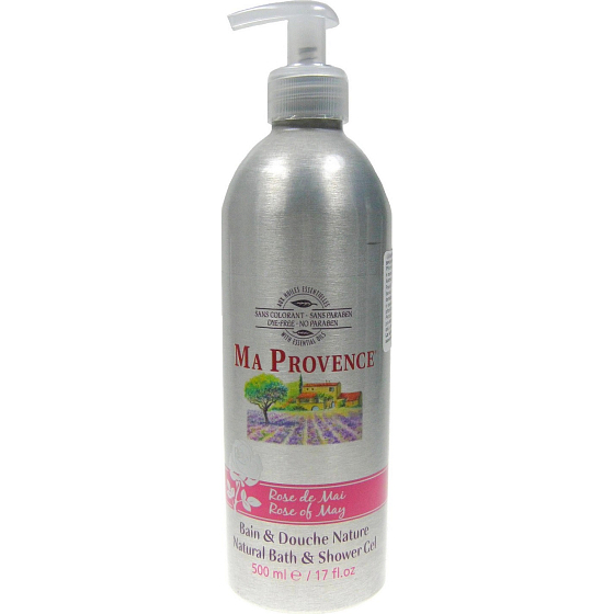 Ma Provence Bio Frühlingsrose 3-in-1 Badezusatz, Duschgel und Shampoo 500 ml
