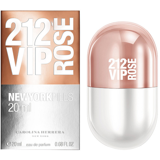 Carolina Herrera 212 VIP Rosé New York Pillen Eau de Parfum für Frauen 20 ml