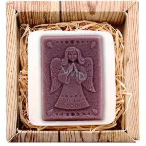 Bohemia Gifts Angel lila 3D handgemachte Seife in einer Box von 85 g