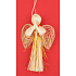 Bananenstaudengel mit Goldfaden 8 cm