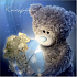 Ich zu dir Umschlag Grußkarte 3D Teddybär öffnet ein Geschenk 15,7 cm × 15,7 cm