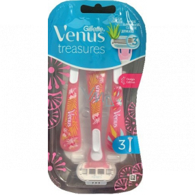 Gillette Venus Treasures Design Edition Pink Pink Ready Rasierer 3 Stück für Damen