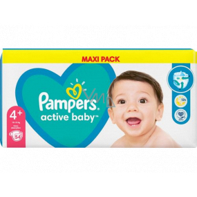 Pampers Active Baby 4+ Maxi Plus 10-15 kg Windelhöschen 54 Stück