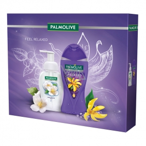 Palmolive So Relaxed Duschgel für Frauen 250 ml + Magic Softness Jasminschaum Handseife 250 ml, Kosmetikset