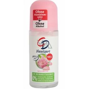 CD Wild Rose - Frischer Rosenball Antitranspirant Deodorant Roll-On für Frauen 50 ml