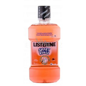 Listerine Smart Rinse Mild Berry Mundwasser für frischen Atem für Kinder ab 6 Jahren 500 ml