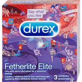 Nennbreite des Durex Fetherlite Elite Kondoms: 56 mm 3 Stück