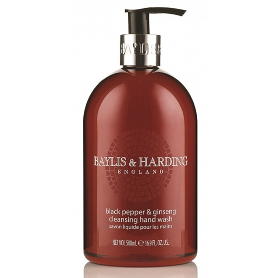 Baylis & Harding Men Handseifenspender aus schwarzem Pfeffer und Ginseng 500 ml