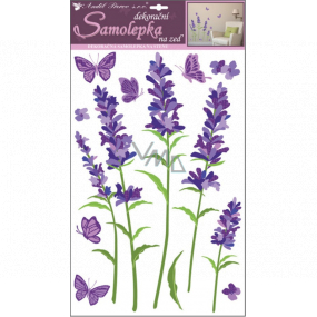Lavendel Wandaufkleber 50 x 32 cm