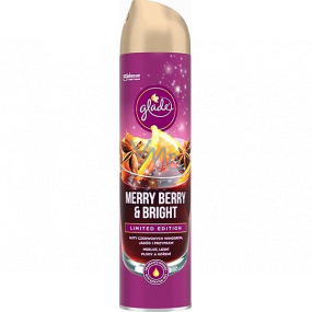 Glade Merry Berry & Bright mit dem Duft von Merlot, Beeren und Gewürzen Lufterfrischer Spray 300 ml