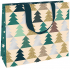 Nekupto Geschenk Papiertüte Luxus 30 x 23 cm Weihnachtsbäume WLFL 1998