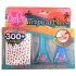 Bo-PoTropical Bliss Peeling Nagellack Grün 2,5 ml + Peeling Nagellack Blau 2,5 ml + Nagelsticker, Kosmetikset für Kinder