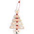 Albi Baumschmuck aus Holz Grüße vom Weihnachtsmann 13 cm