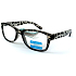 Berkeley Lesebrille Dioptrien +2.0 Kunststoff transparent schwarze Punkte 1 Stück R4007-20 INfocus