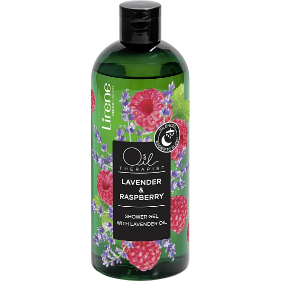 Lirene Oil Therapist Duschgel Lavendel & Himbeere mit Lavendelöl 400 ml