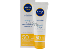 Nivea Sun UV Face Sensitive OF 50 Sonnenschutzmittel für empfindliche Haut 50 ml