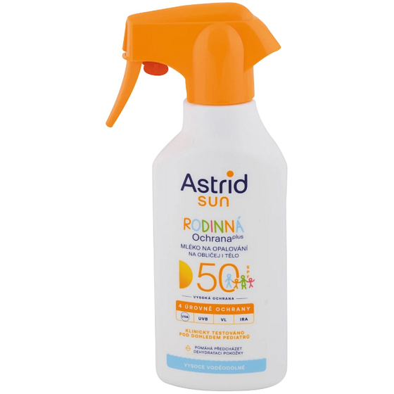 Astrid Sun OF50 Sonnenlotion mit Pumpe Familie 270 ml
