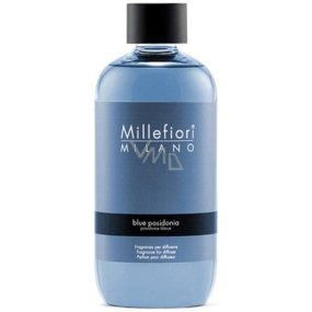 Millefiori Milano Natural Blue Posidonia - Blaue Posidonia Diffusor-Nachfüllung für Duftstäbchen 500 ml