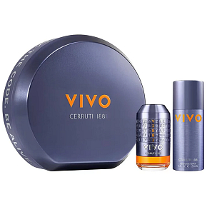 Cerruti Vivo Parfümwasser 60 ml + Deodorantspray 150 ml, Geschenkset für Männer
