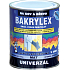 Bakrylex Universal Matt V2066 Farbe für Holz und Metall 0199 Schwarz, 700 g