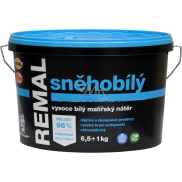REMAL Schneeweiß hochweiß Farbe für Wände, 6,5+1 kg