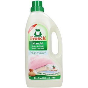 Frosch Eko Waschgel für Wolle und empfindliche Wäsche mit Mandelduft 22 Waschladungen, 1,5 l Frosch Eko Waschgel für Wolle und empfindliche Wäsche mit Mandelduft 22 Waschladungen, 1,5 l