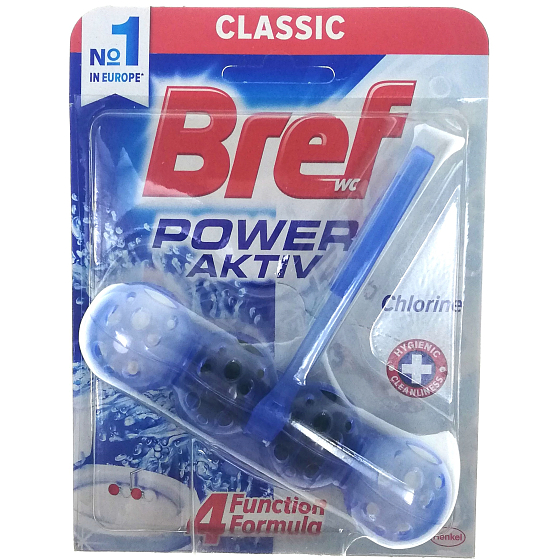 Bref Power Aktiv 4 Funktionsformel Chlor WC Block 50 g