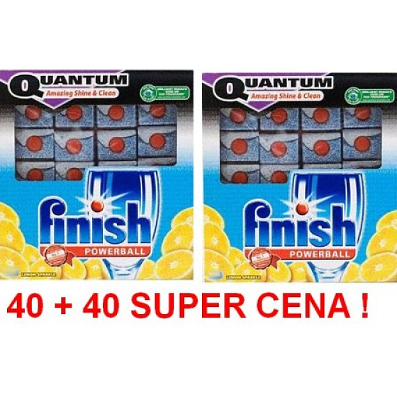 Calgonit Finish Quantum Lemon Geschirrspülertabletten 40 + 40 Stück