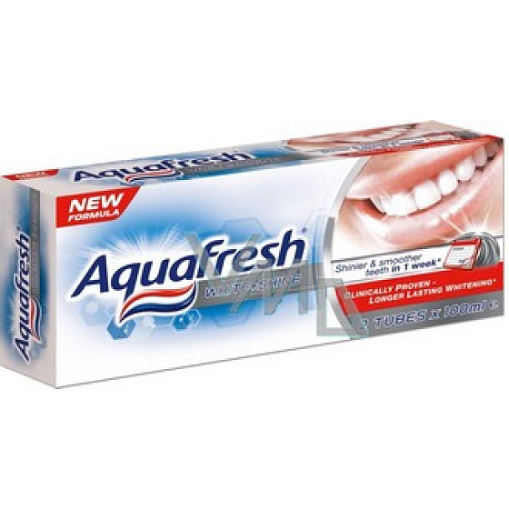 Aquafresh White & Shine Zahnpasta 2 x 100 ml, Duopack