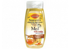 Bione Cosmetics Honig und Keratin Q10 Coenzym Regenerierendes Haarshampoo für alle Haut- und Haartypen 260 ml