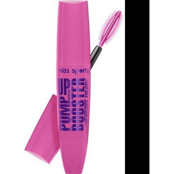 Miss Sports Pump Up Booster Wütende Volumen-Wimperntusche 003 Extra Black 12 ml