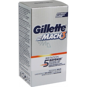 Gillette Mach3 Irritation 5 Defense Beruhigender After Shave Balsam, Für Männer 100 ml