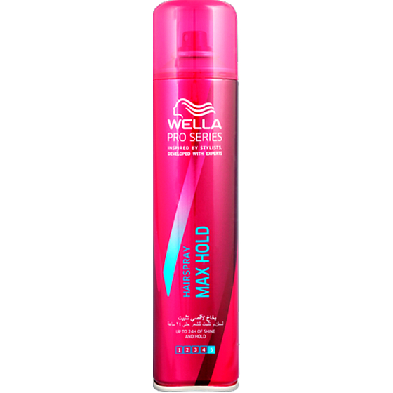 Wella Pro Series 5 Max Hold Haarspray für starke Straffung mit einem Glanz von 400 ml