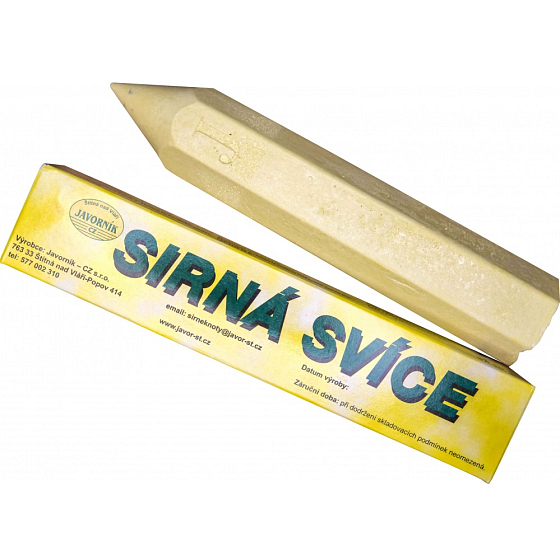 Schwefelkerze zur Desinfektion von Produktions- und Lagerräumen 1 Stück