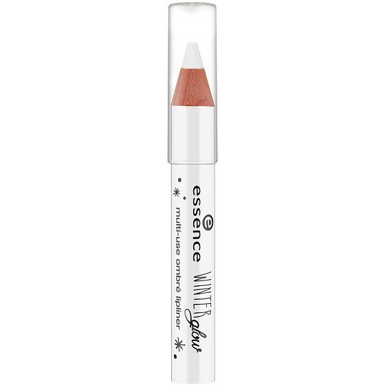 Essence Winter Glow Mehrzweck Ombré Lip Pencil 01 Weiß wie eine Schneeflocke 2,1 g