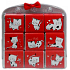 Nekupto Schokoladenpuzzle Für Sie Katze 9 x 5 g, 11 x 11,5 x 0,7 cm