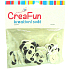 CreaFun Holzknöpfe Panda 23 x 20 mm 20 Stück