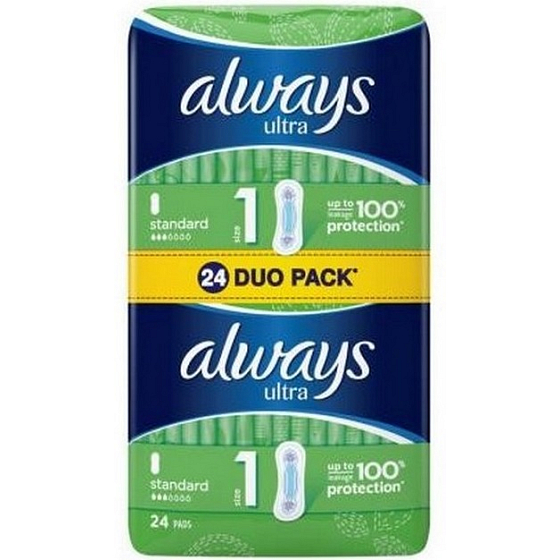 Always Ultra Standard Damenbinden 24 Stück
