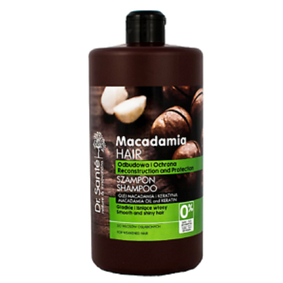 Dr. Santé Macadamia Hair Macadamia-Öl und Keratin-Shampoo für geschwächtes Haar 1l