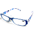 Berkeley Reading Prescription Glasses +2,5 hellblaue Kunststoffseite mit Rechtecken 1 Stück MC2084