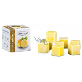 Cossack Frische Zitrone natürliches Duftwachs für Aromalampen und Innenräume 8 Würfel 30 g