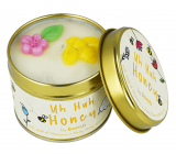 Bomb Cosmetics Honey - Uh Huh Honey Duftende natürliche, handgefertigte Kerze in einer Blechdose brennt bis zu 35 Stunden