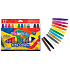Colorino Silky 3in1 Wachsmalstifte mit Kunststoffgriff 12 Farben