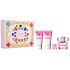 Versace Bright Crystal Eau de Toilette für Frauen 90 ml + Körperlotion 100 ml + Duschgel 100 ml + Eau de Toilette für Frauen 5 ml, Geschenkset für Frauen