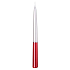 Emocio Rot spitz zulaufende Kerze mit Gürtel 22 x 230 mm