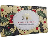 English Soap Winter fruit Christmas natürliche parfümierte Toilettenseife mit Sheabutter 190 g