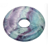 Fluorit Rainbow Donut Naturstein 30 mm, Stein der Genies