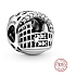 Sterling Silber 925 Rom - Kolosseum, Reise-Armband Perle